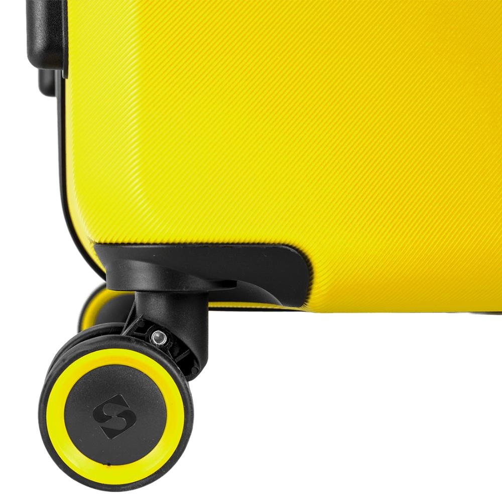 Mala de Viagem Grande Rodas 360 º Uno Racer - Amarelo Amarelo 12