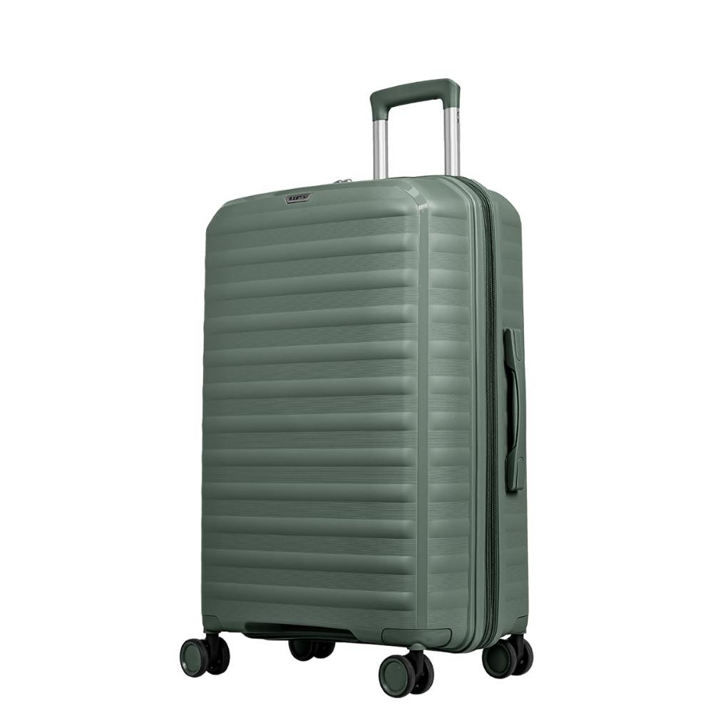Mala de Viagem Média 23 kg Polipropileno com Rodas 360° PP Vetra - Verde