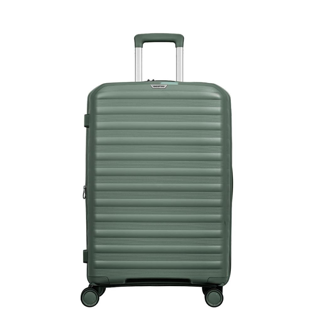 Mala de Viagem Média 23 kg Polipropileno com Rodas 360° PP Vetra - Verde Verde 2