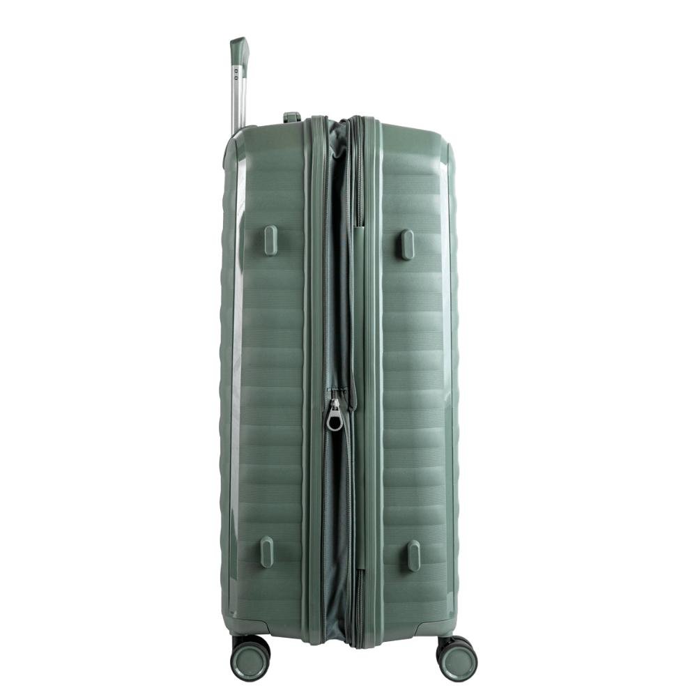 Mala de Viagem Média 23 kg Polipropileno com Rodas 360° PP Vetra - Verde Verde 5