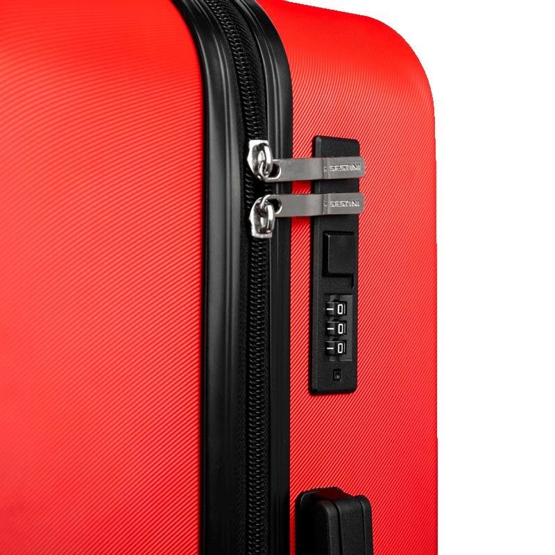 Mala de Viagem Grande Rodas 360 º Uno Racer - Vermelho Vermelho 6