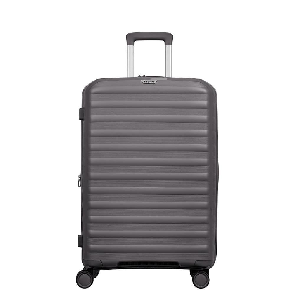 Mala de Viagem Média com Rodas 360º PP Vetra - Grafite