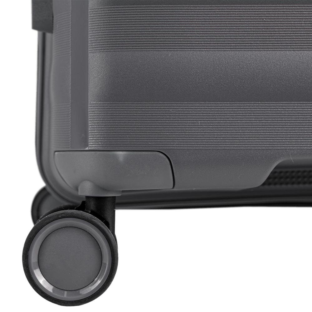 Mala de Viagem Média com Rodas 360º PP Vetra - Grafite Cinza 11