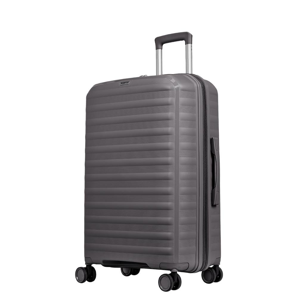 Mala de Viagem Média com Rodas 360º PP Vetra - Grafite Cinza 3