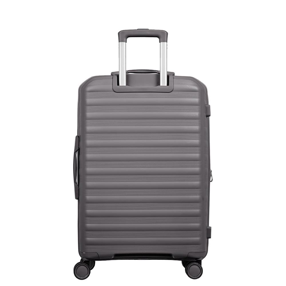 Mala de Viagem Média com Rodas 360º PP Vetra - Grafite Cinza 4