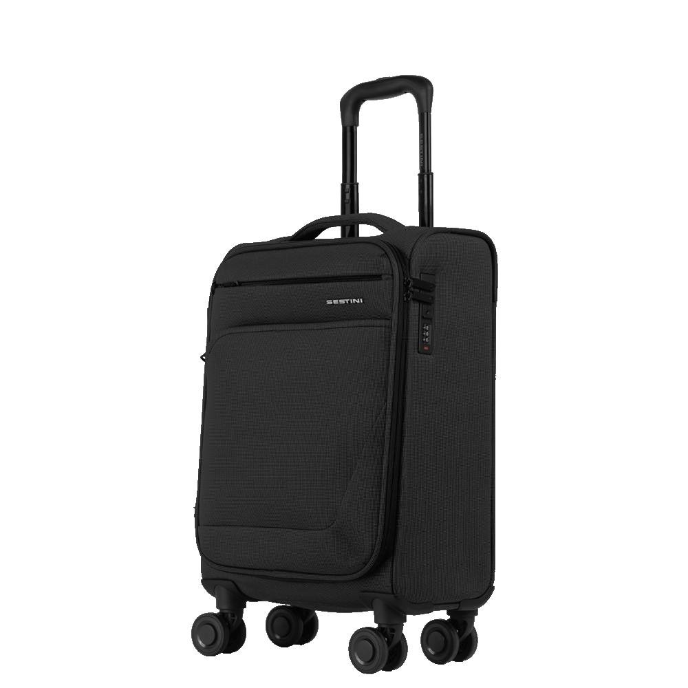 Mala de Viagem Bordo Rodas 360° Ultralight - Preto Preto 3