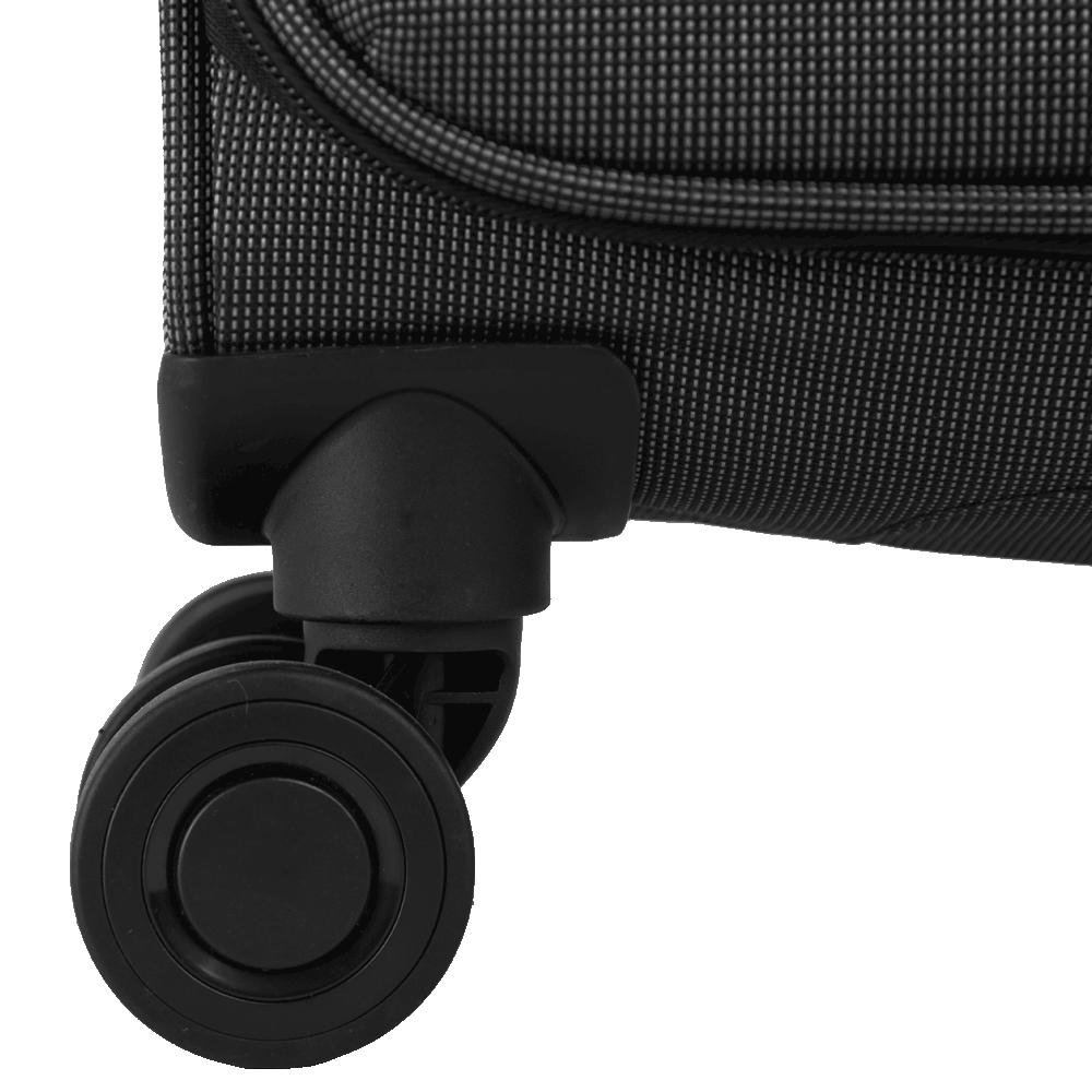 Mala de Viagem Bordo Rodas 360° Ultralight - Preto Preto 10