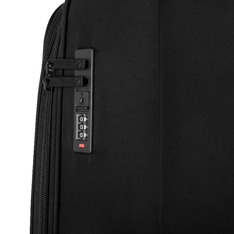 Mala de Viagem Média Rodas 360° Ultralight - Preto Preto 6