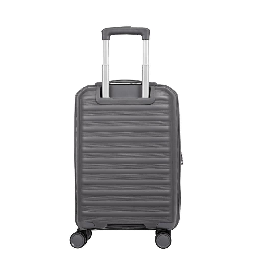 Mala de Viagem Bordo com Rodas 360º Vetra - Grafite Cinza 4