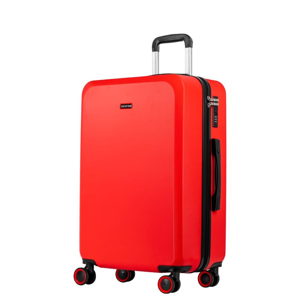 Mala de Viagem Média Rodas 360 º Uno Racer - Vermelho Vermelho 3
