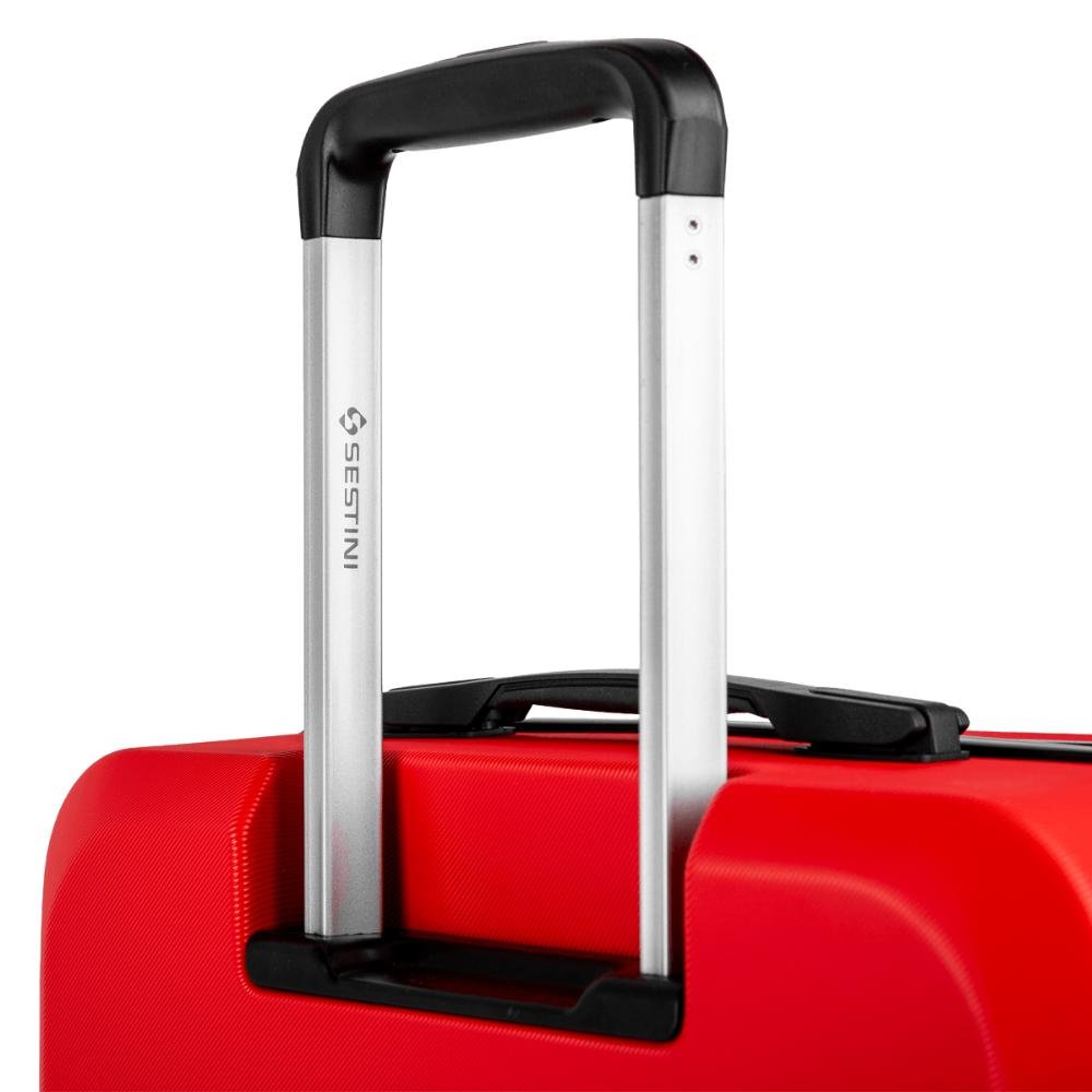 Mala de Viagem Média Rodas 360 º Uno Racer - Vermelho Vermelho 7