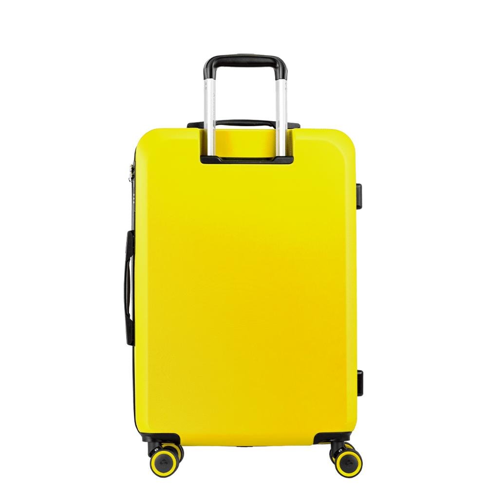 Mala de Viagem Média Rodas 360 º Uno Racer - Amarelo Amarelo 4