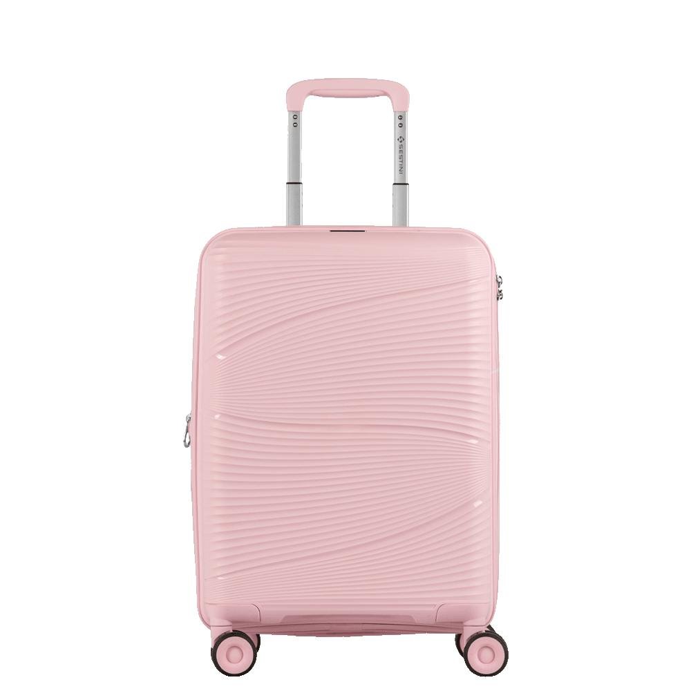 Mala de Viagem Bordo com Rodas 360º PP Joy - Rosa