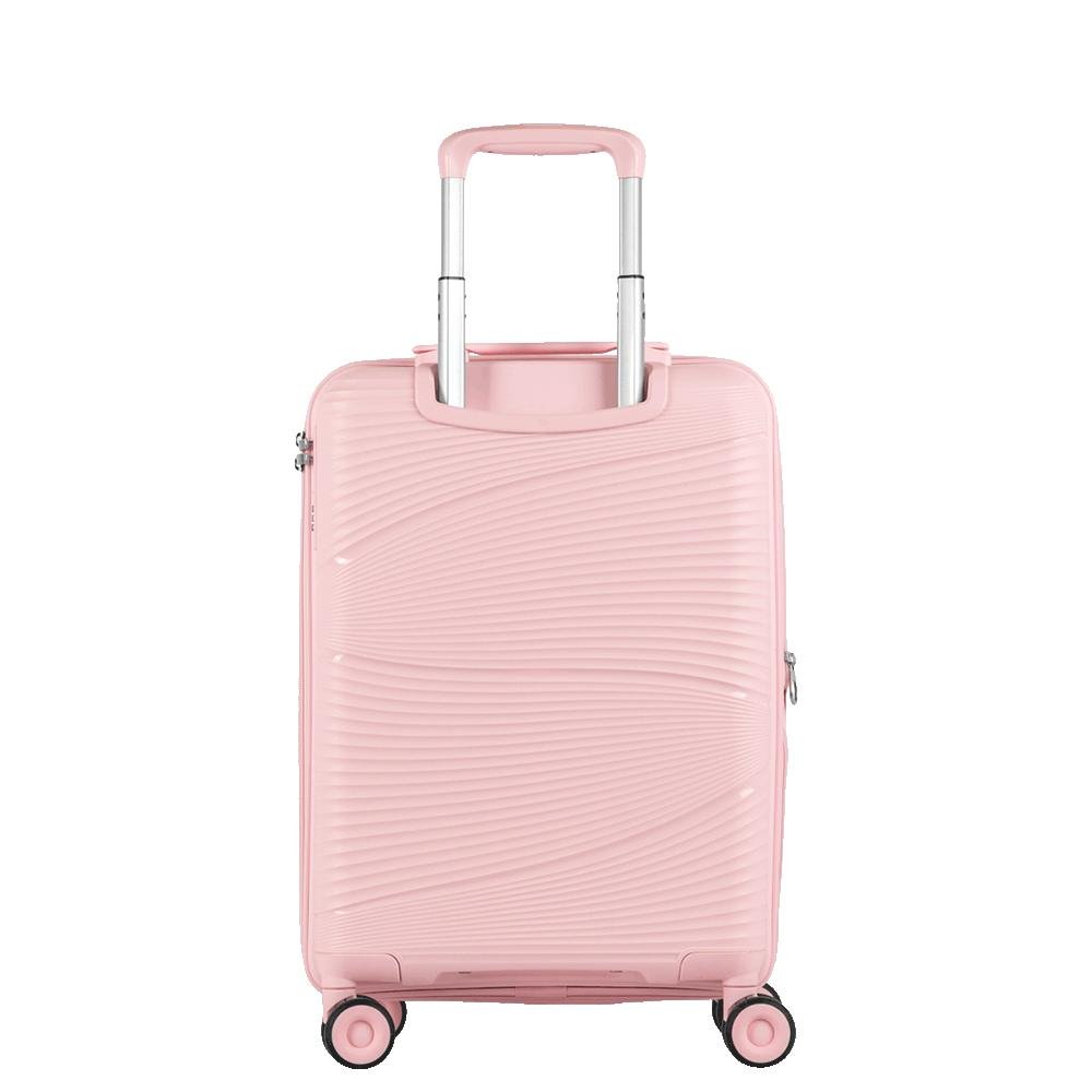 Mala de Viagem Bordo com Rodas 360º PP Joy - Rosa Rosa 4