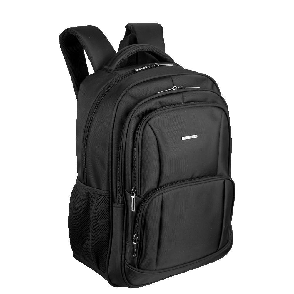 Mochila Grande 2 Compartimentos Notebook 15,6 Sestini Impact - Preto Preto 2