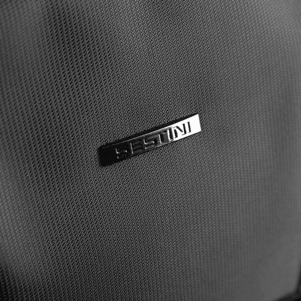 Mochila Grande 2 Compartimentos Notebook 15,6 Sestini Impact - Preto Preto 10