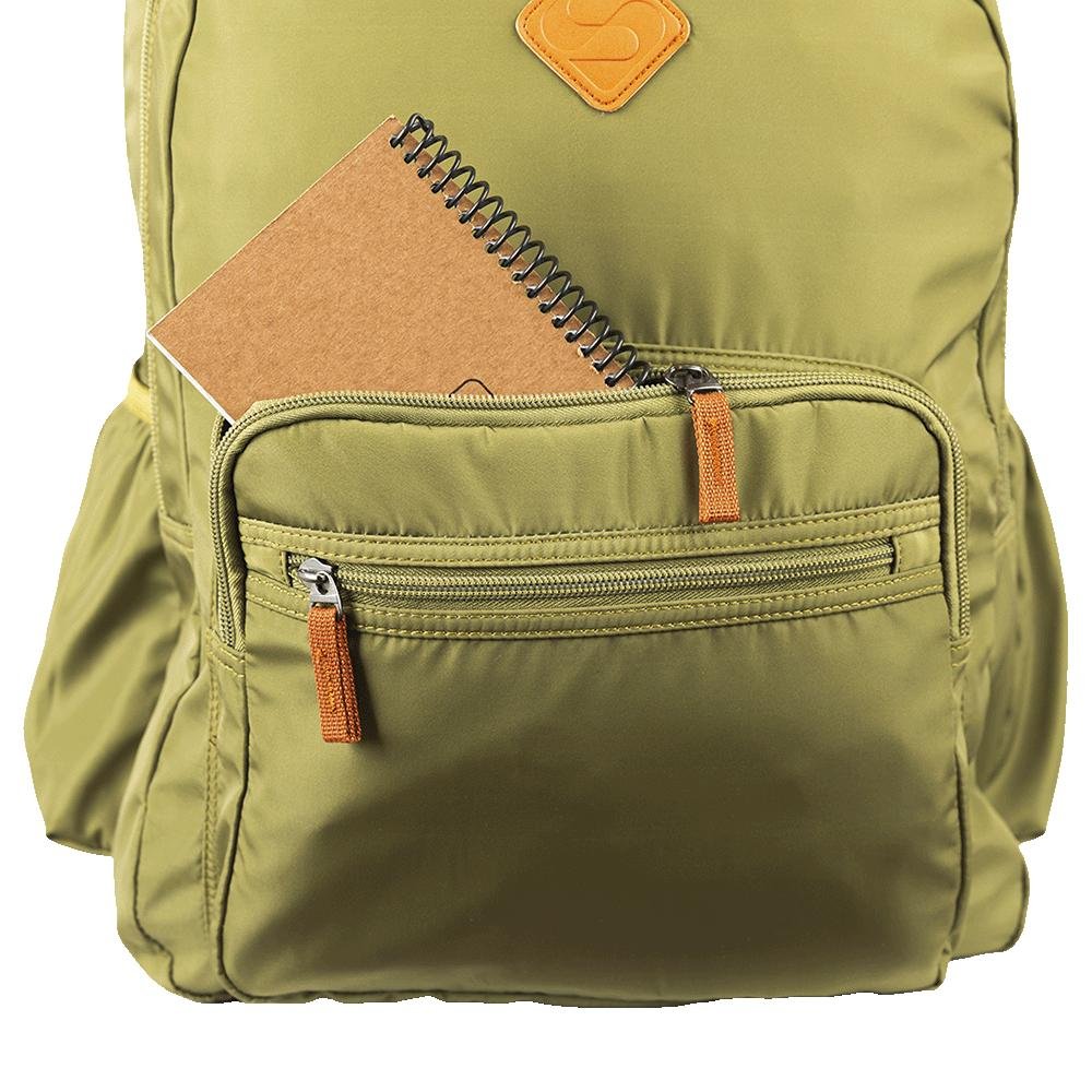 Mochila  2 Compartimentos Sestini College 4 - Verde Oliva Verde 8