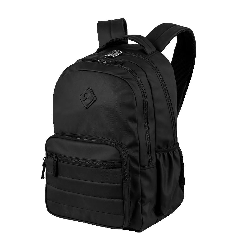 Mochila  2 Compartimentos Sestini College Hydroblock - Preto Preto 3