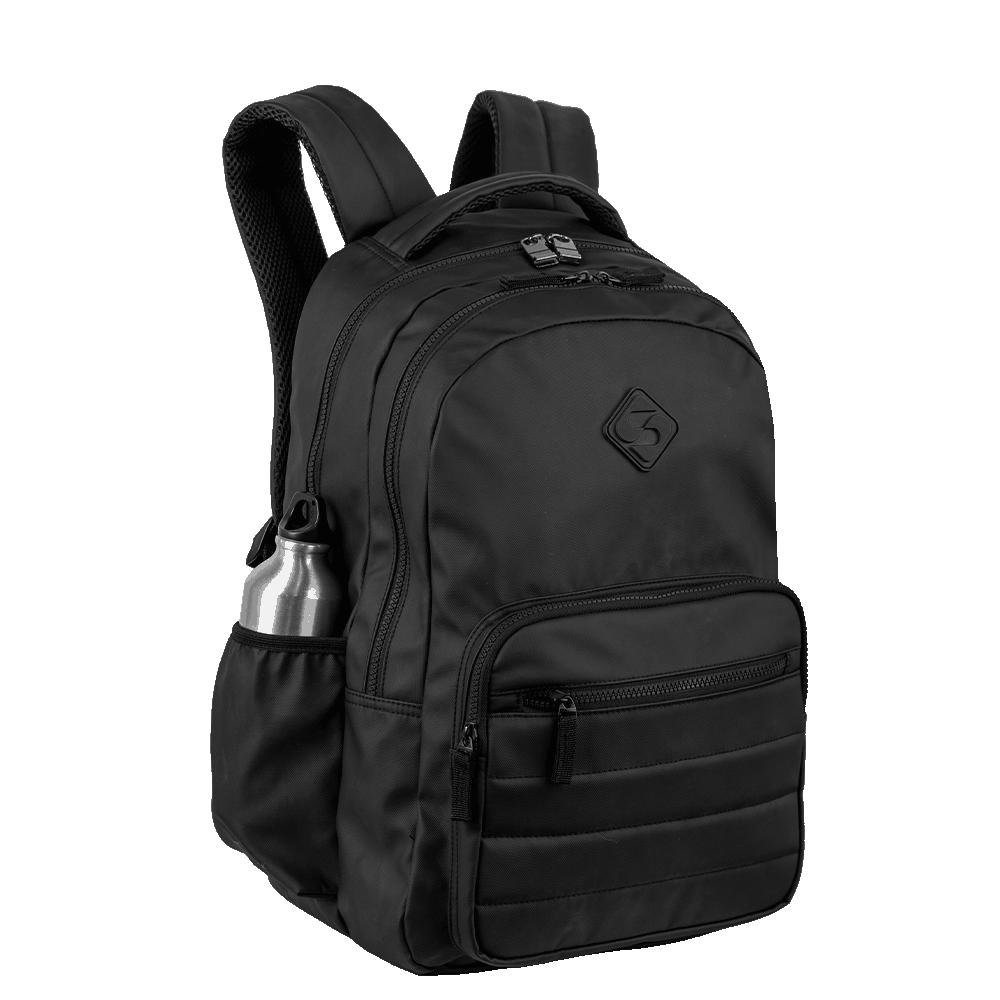 Mochila  2 Compartimentos Sestini College Hydroblock - Preto Preto 5