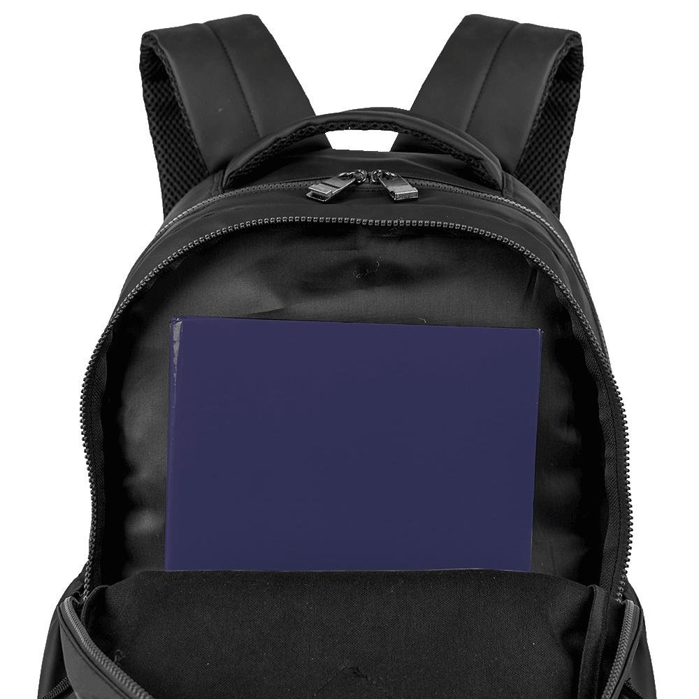 Mochila  2 Compartimentos Sestini College Hydroblock - Preto Preto 8