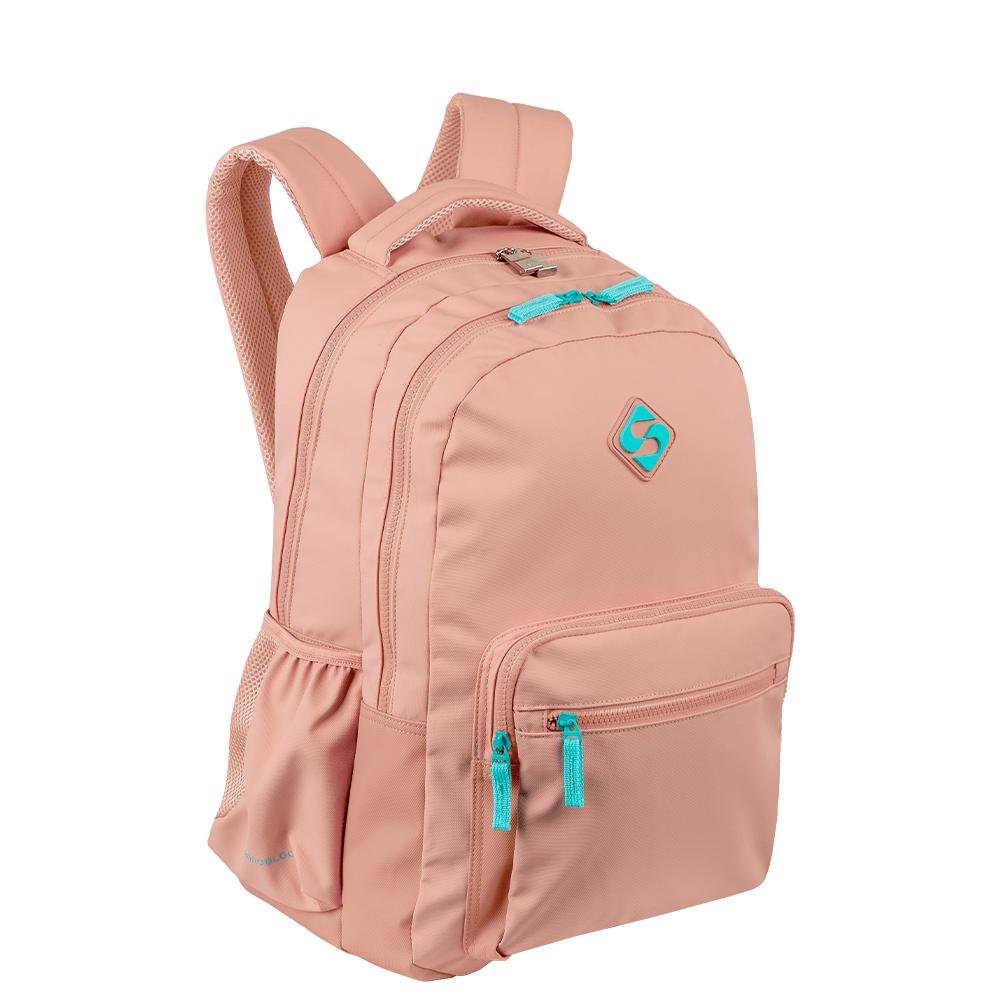 Mochila  2 Compartimentos Sestini College Hydroblock - Peach Candy Rosa 2