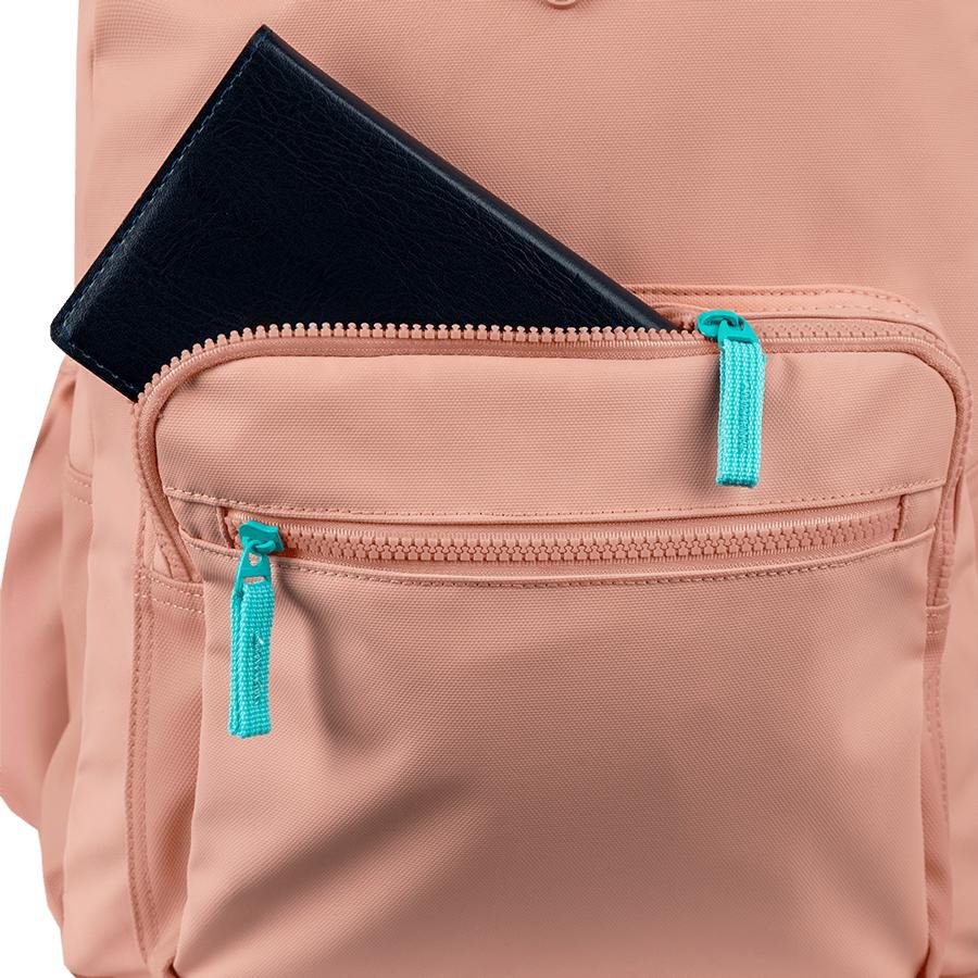 Mochila  2 Compartimentos Sestini College Hydroblock - Peach Candy Rosa 8