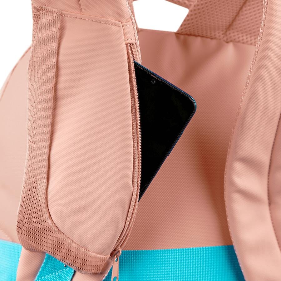 Mochila  2 Compartimentos Sestini College Hydroblock - Peach Candy Rosa 9