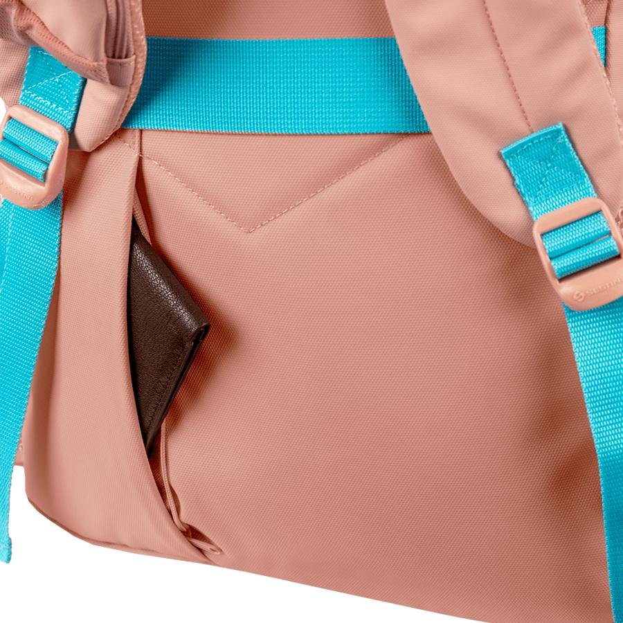 Mochila  2 Compartimentos Sestini College Hydroblock - Peach Candy Rosa 10
