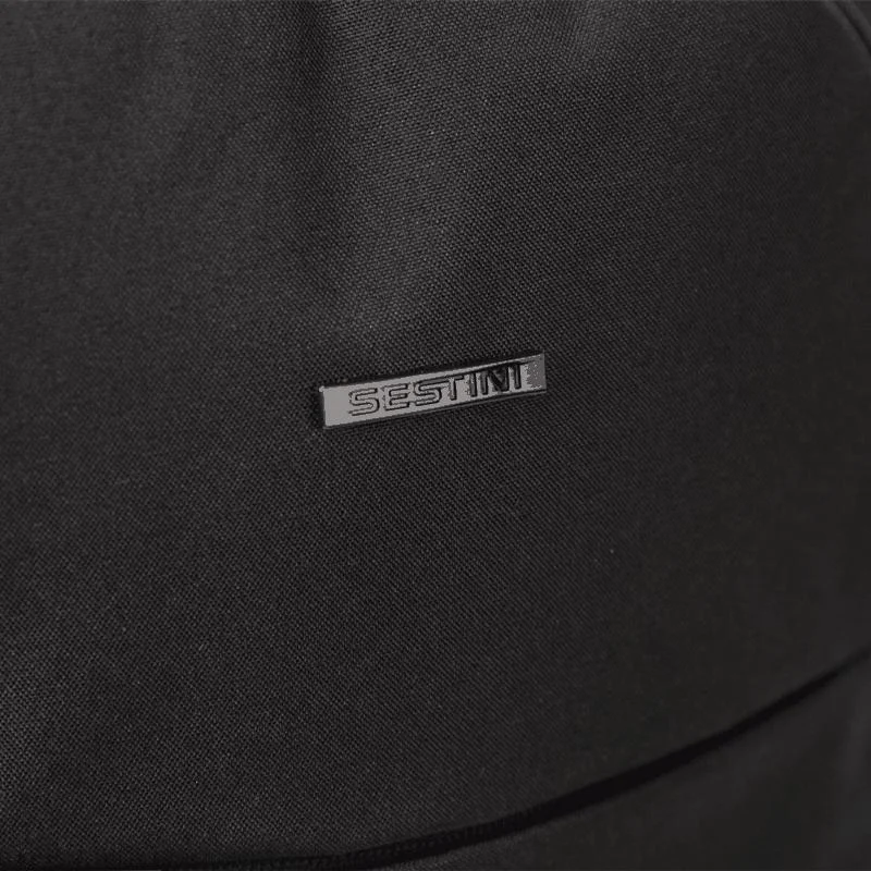 Mochila Grande 2 Compartimentos Notebook 15,6 Sestini Connect - Preto Preto 11