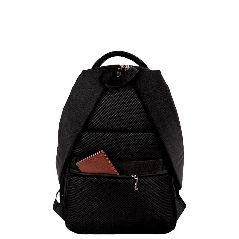 Mochila Grande 2 Compartimentos Notebook 15,6 Sestini Connect - Preto Preto 5