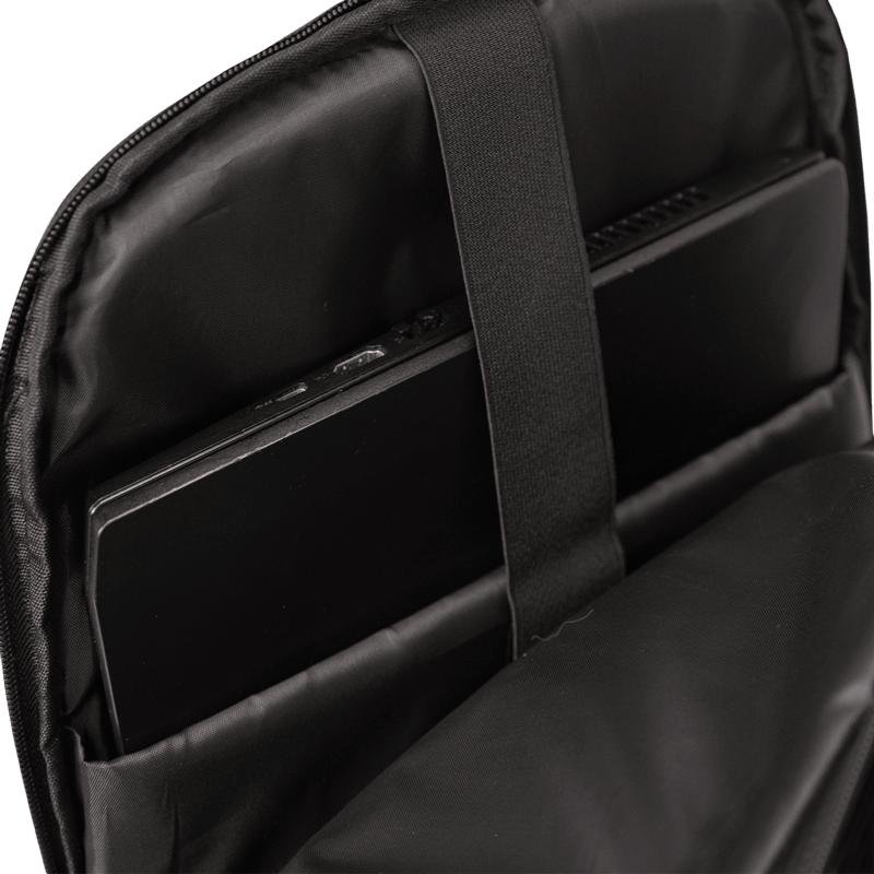 Mochila Grande 2 Compartimentos Notebook 15,6 Sestini Connect - Preto Preto 6
