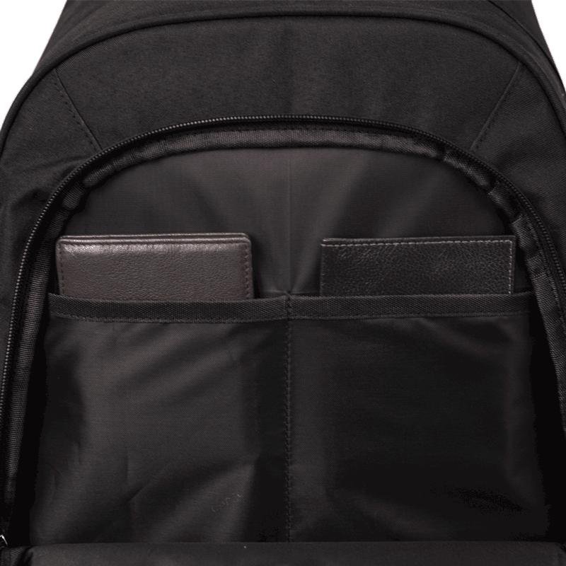 Mochila Grande 2 Compartimentos Notebook 15,6 Sestini Connect - Preto Preto 8