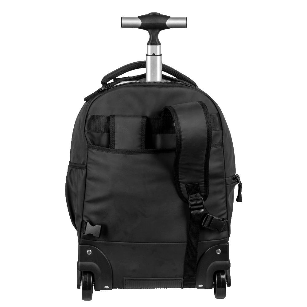 Mochila Carrinho 2 Compartimentos Sestini Rolling Hydroblock - Preto Preto 4