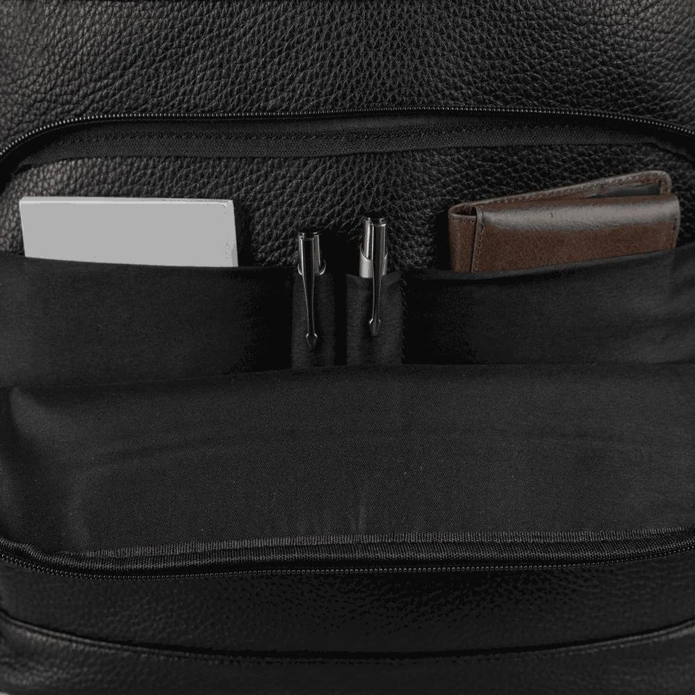 Mochila Grande 2 Compartimentos Notebook 15,6 Sestini Core - Preto Preto 8