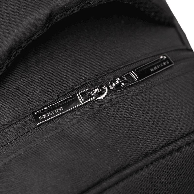 Mochila Grande 1 Compartimento Notebook 15,6 Sestini Connect - Preto Preto 13