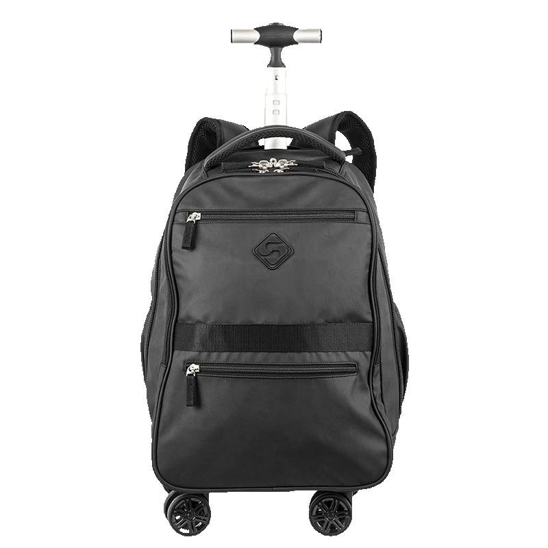 Mochila Carrinho 4 Rodas Duplas Sestini Rolling Hydroblock - Preto