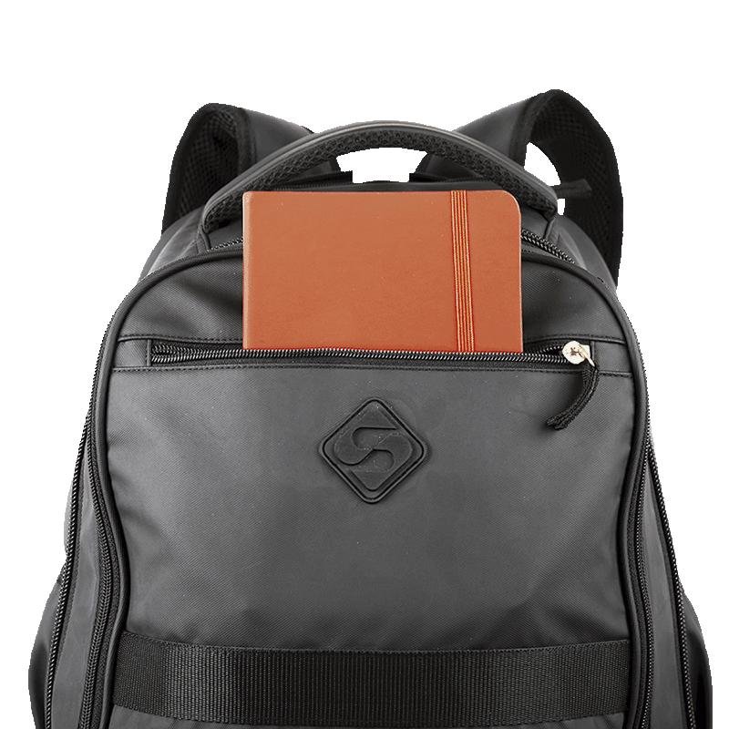 Mochila Carrinho 4 Rodas Duplas Sestini Rolling Hydroblock - Preto Preto 8