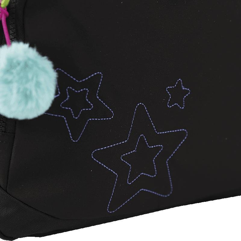 Mochila Grande Sestini Color Pop - Preto Preto 15