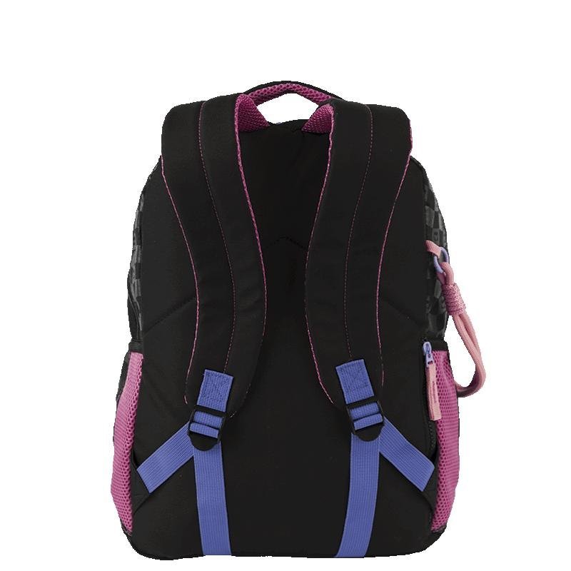 Mochila Grande Sestini Color Pop - Preto Preto 4