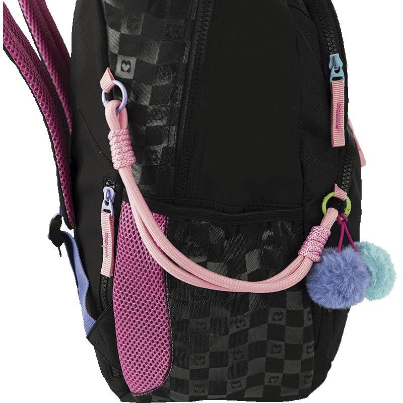 Mochila Grande Sestini Color Pop - Preto Preto 10