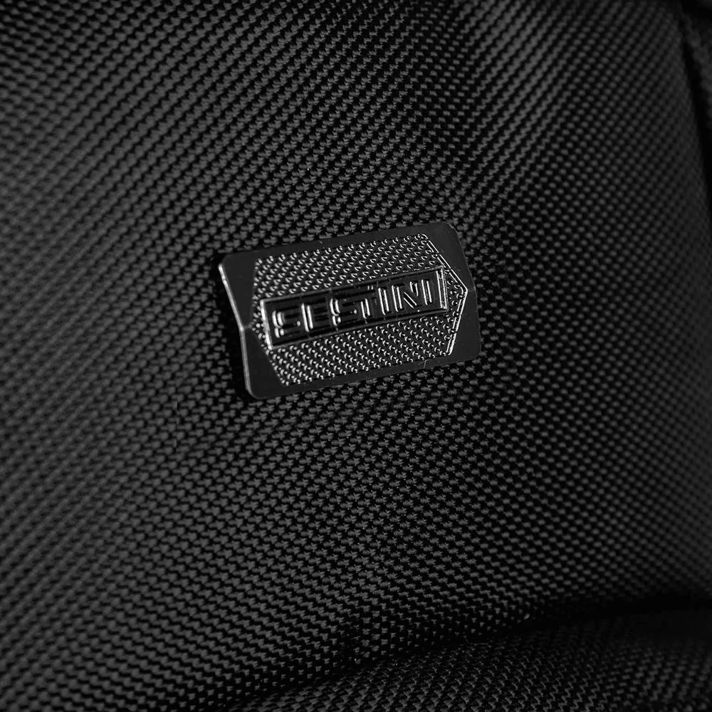 Mochila Grande 2 Compartimentos Cabo de Aço Notebook Sestini ST4000 - Preto Preto 11