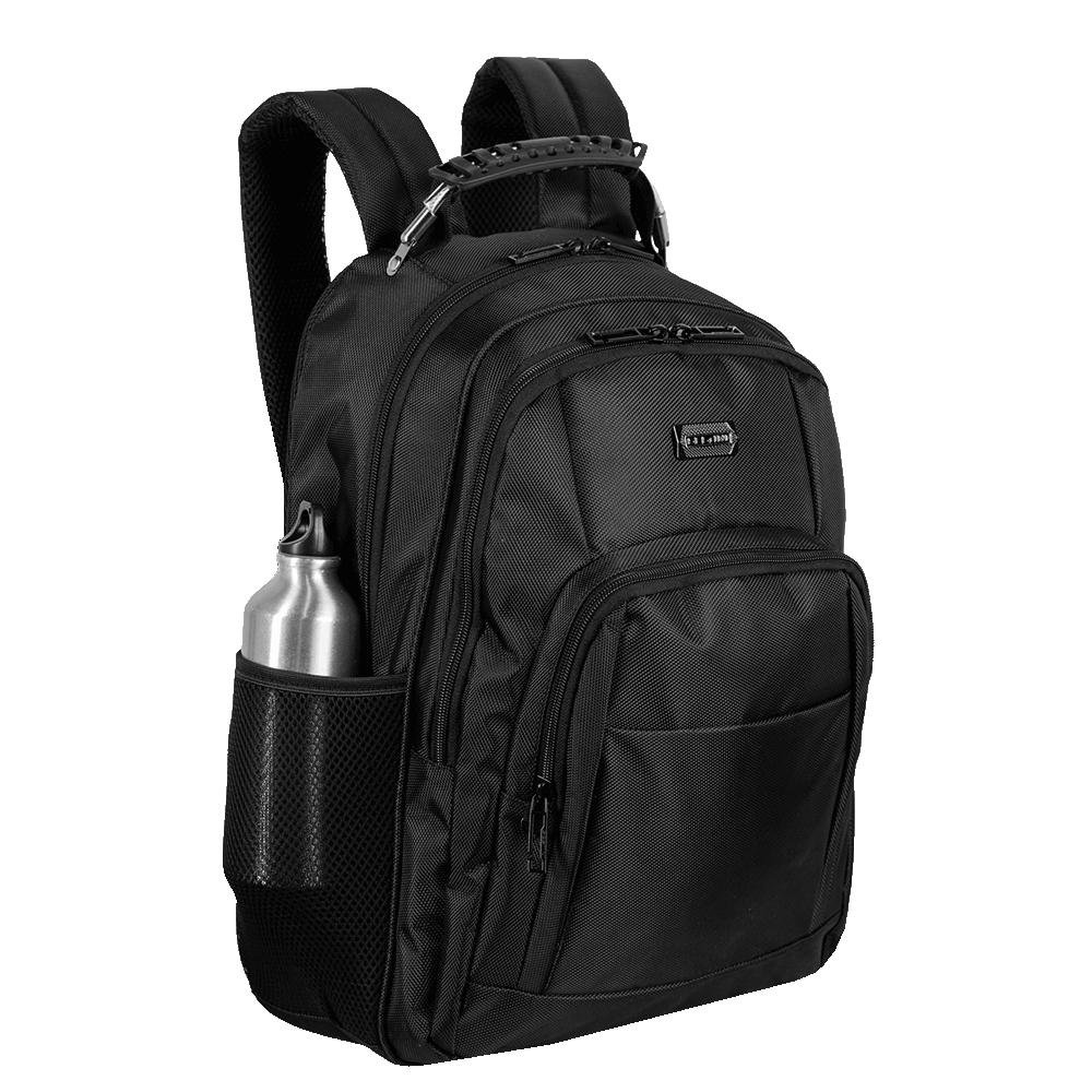 Mochila Grande 2 Compartimentos Cabo de Aço Notebook Sestini ST4000 - Preto Preto 5
