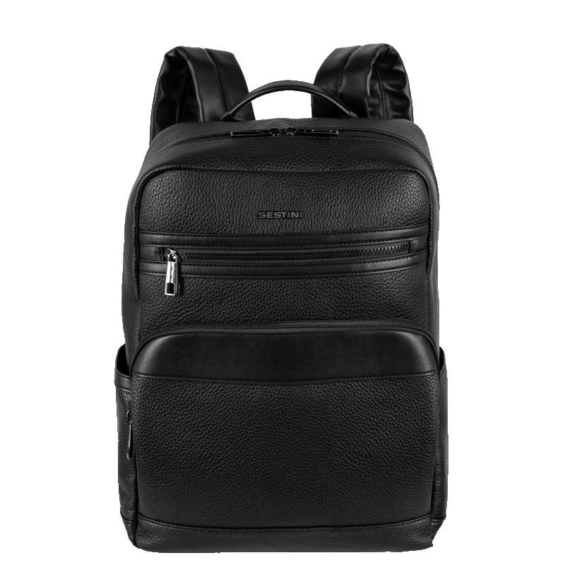 Mochila Grande 1 Compartimento Notebook 15,6 Sestini Core - Preto