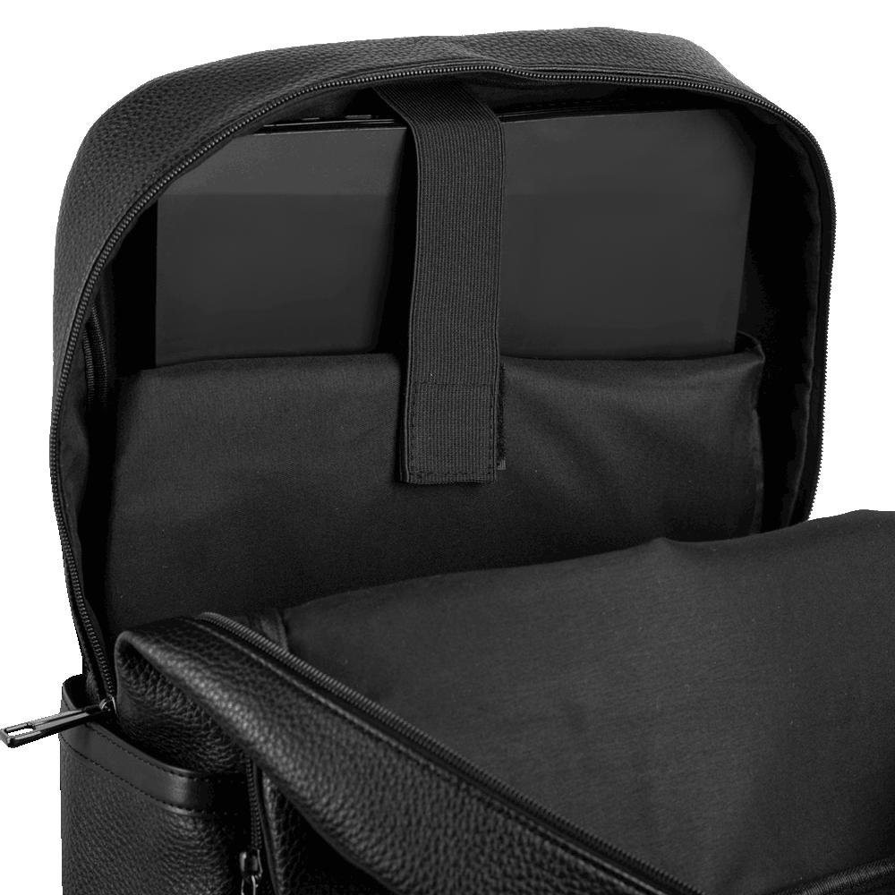 Mochila Grande 1 Compartimento Notebook 15,6 Sestini Core - Preto Preto 7