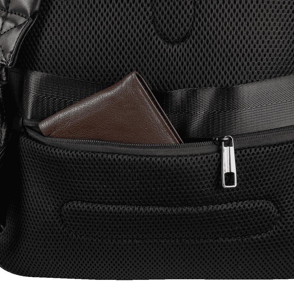 Mochila Grande 1 Compartimento Notebook 15,6 Sestini Core - Preto Preto 10