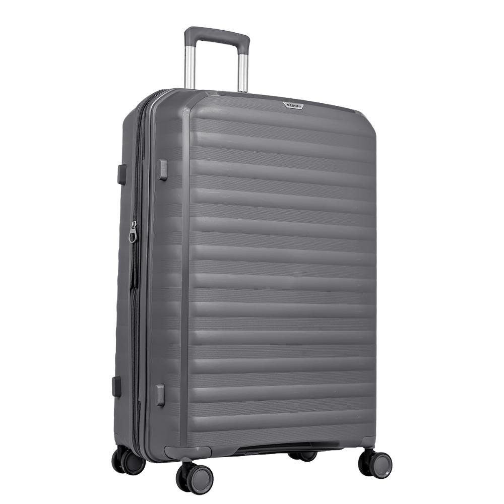 Mala de Viagem Grande com Rodas 360º Vetra - Grafite Cinza 2