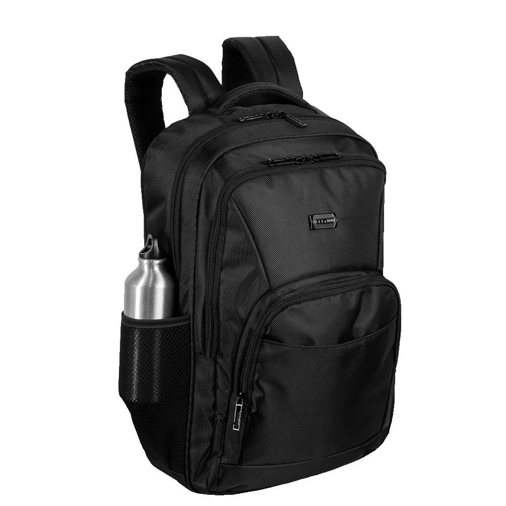 Mochila Grande 2 Compartimentos Notebook Sestini ST4000 - Preto Preto 5