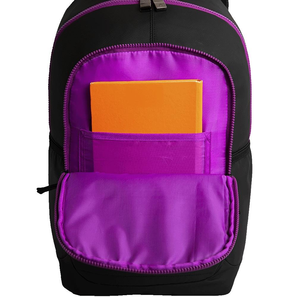 Mochila Sestini Magic Hydroblock - Preto e Roxo Preto 7
