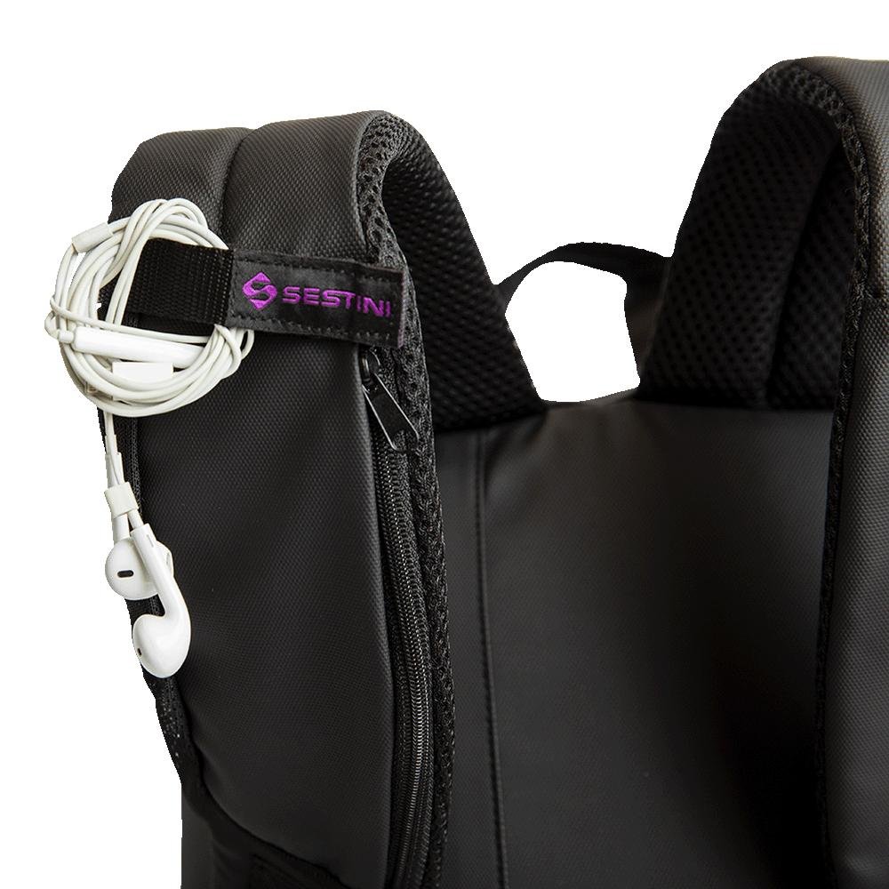 Mochila Sestini Magic Hydroblock - Preto e Roxo Preto 8