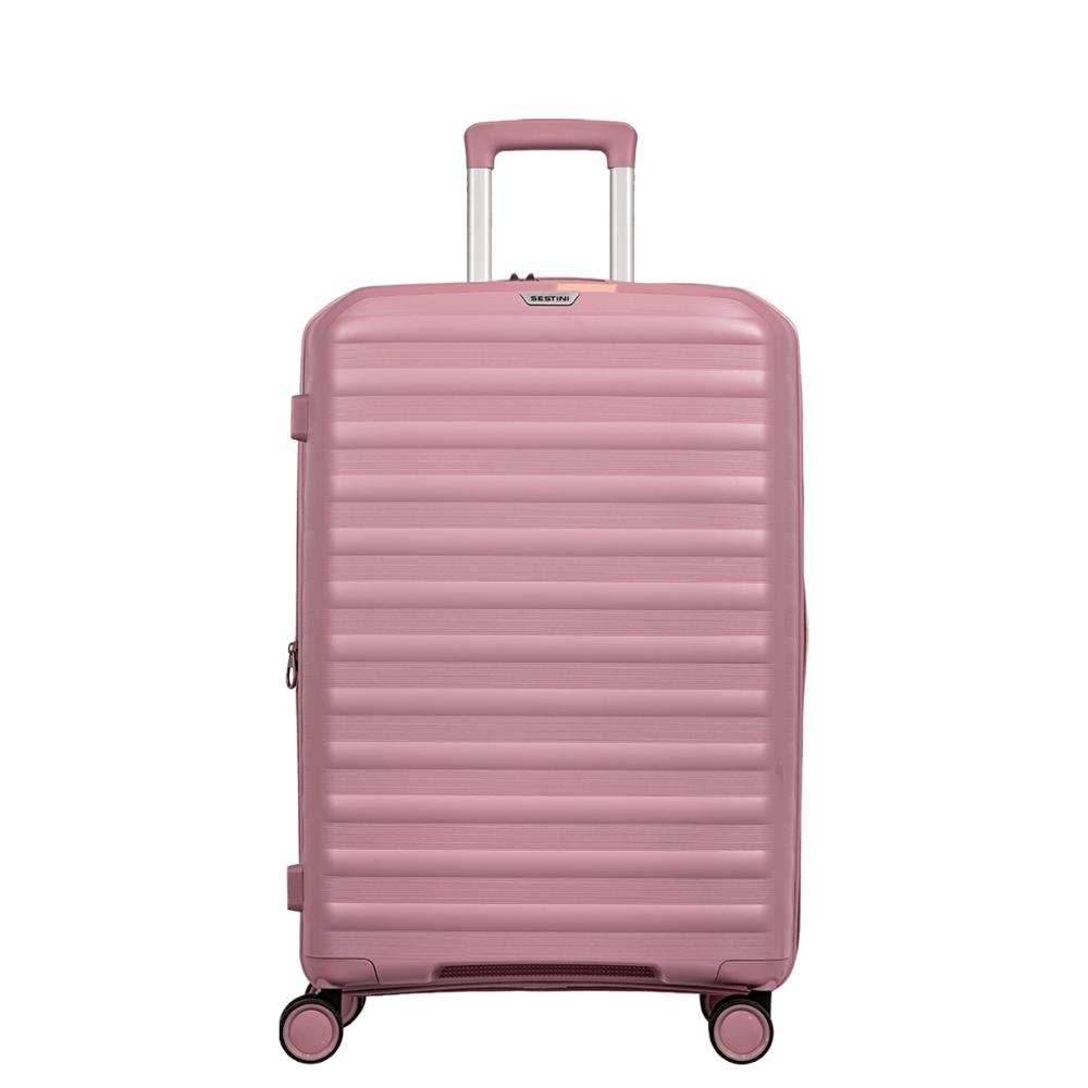 Mala de Viagem Média com Rodas 360º Vetra - Rosa